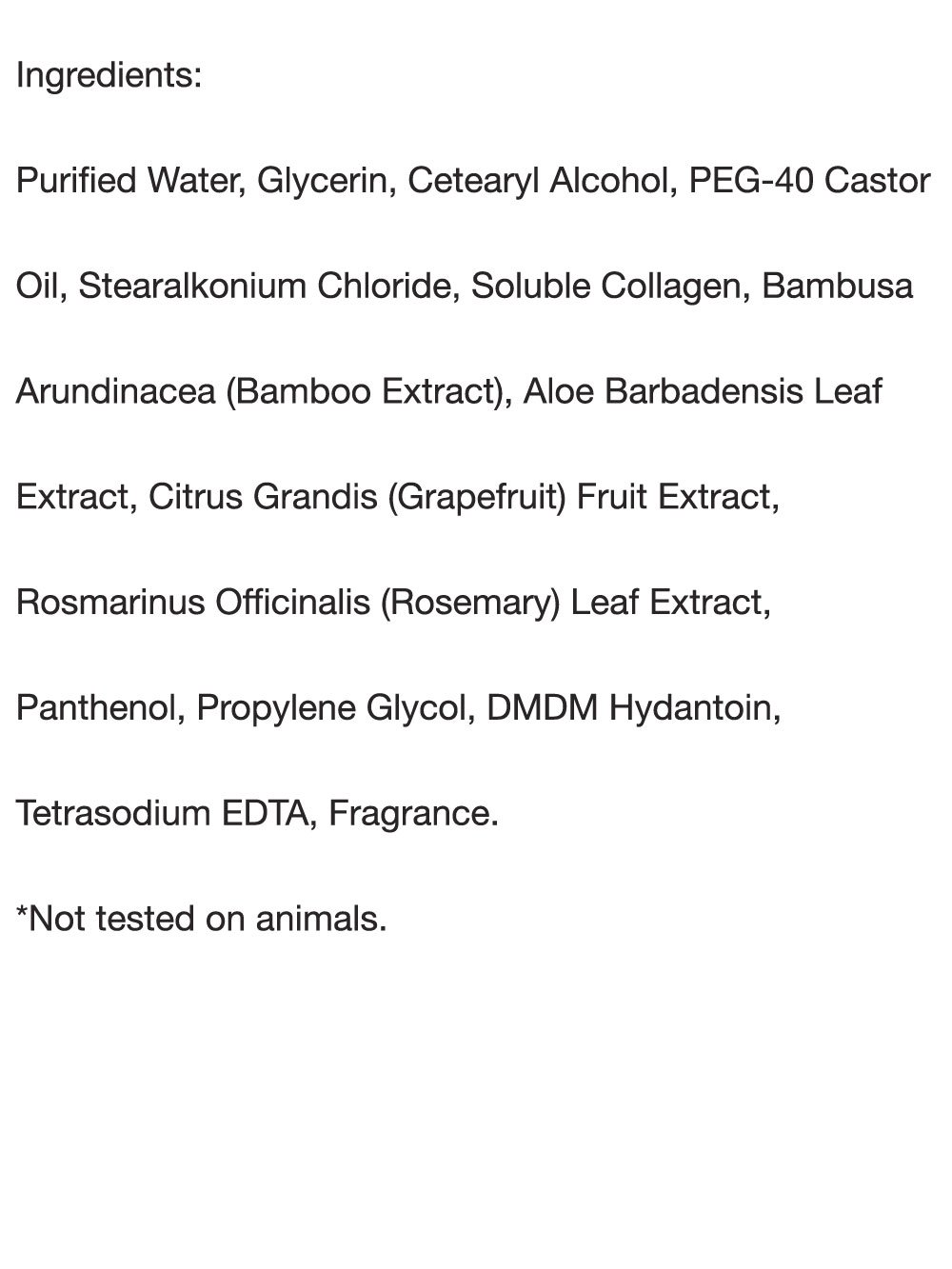 Ingredients