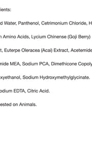 Ingredients