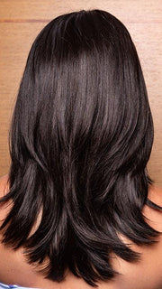 JENNIFER by LOUIS FERRE in 8/4 BROWN MOCCA | Brown and Cappuccino Evenly Blended