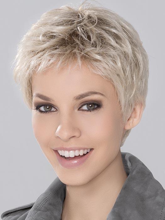 RUN MONO Wig by ELLEN WILLE in LIGHT-CHAMPAGNE-ROOTED | Platinum Blonde, Cool Platinum Blonde, and Light Golden Blonde blend PPC MAIN IMAGE FB MAIN IMAGE