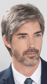 GEORGE 5 STARS 2.0 Men's Wig by ELLEN WILLE in M46S | Light Chestnut Brown with 75% Gray PPC MAIN IMAGE FB MAIN IMAGE