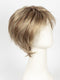 SUGAR CANE R | Platinum Blonde and Strawberry Blonde Evenly Blended Base with Light Auburn highlights with Dark Brown roots