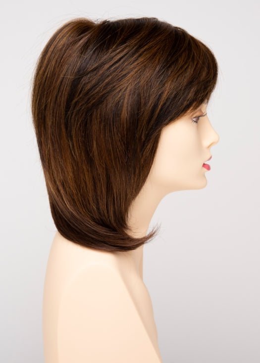 CHOCOLATE CARAMEL | Medium Brown with Soft Red and Blonde highlights
