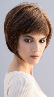 AUBURN-SUGAR-R | Rooted Dark Auburn with Medium Auburn Base with Dark Strawberry Blonde Highlights