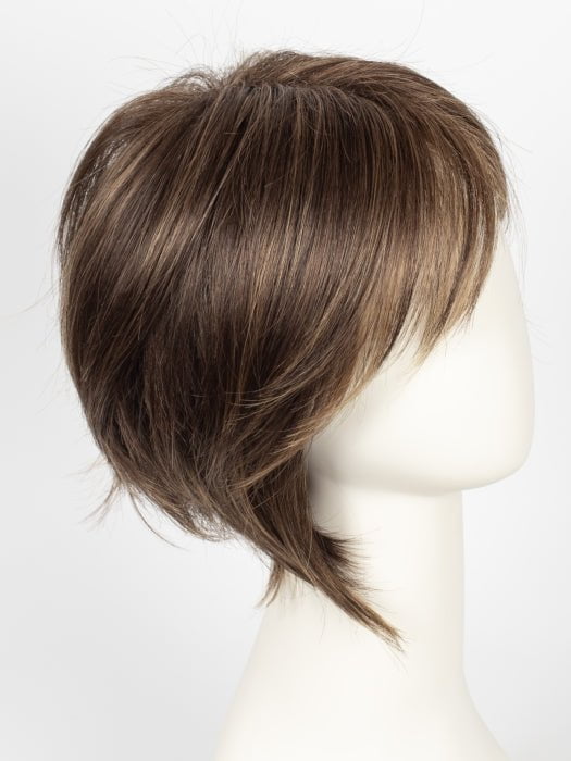 MARBLE BROWN-R | Rooted Dark Brown with Medium Brown and Light Honey Brown 50/50 Blend