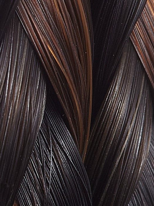 4/6/33 TWISTED RASPBERRY | Darkest Brown, Brown, Dark Red Braid