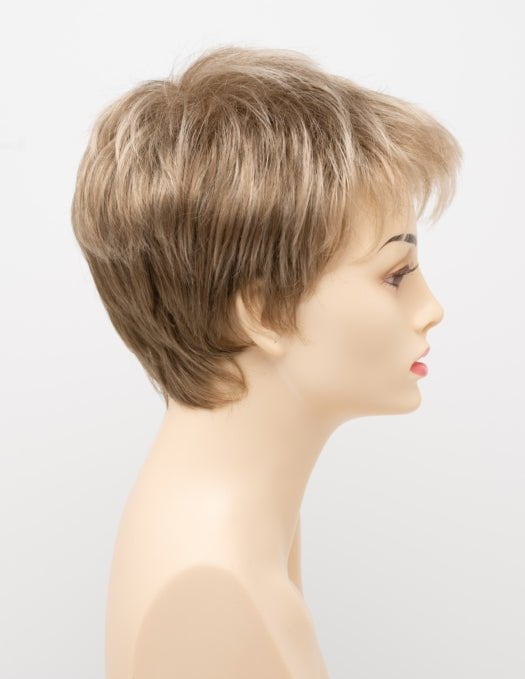 GINGER CREAM | Dark Beige Blonde underneath highlighted on top with Light Beige Blonde