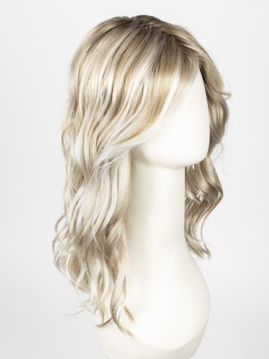 FS17/101S18 PALM SPRINGS BLONDE | Light Ash Blonde with Pure White Natural Violet Bold Highlights, Shaded with Dark Natural Ash Blonde