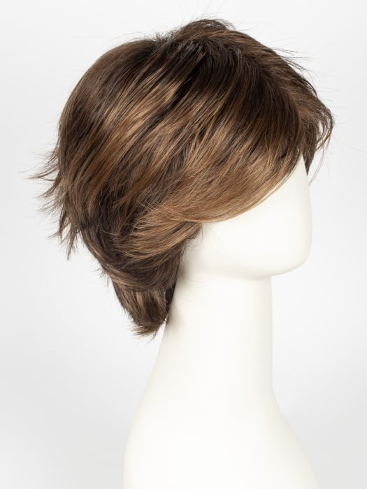 R9S+ GLAZED MAHOGANY | Warm Medium Brown with Ginger Highlights on Top