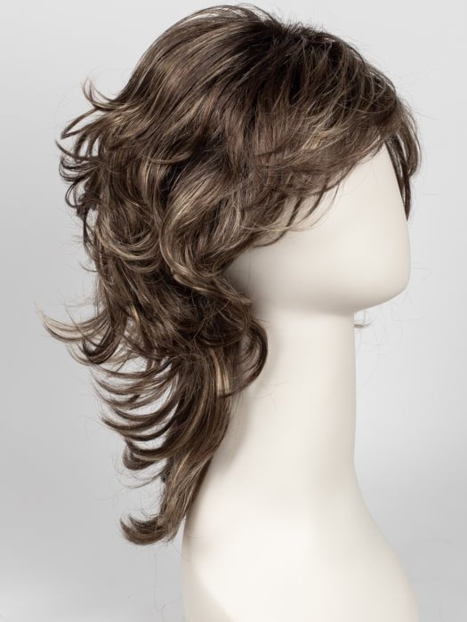 SS8/25 GOLDEN WALNUT | Rich, Dark Brown With Gold Blonde Highlights and Dark Brown Roots