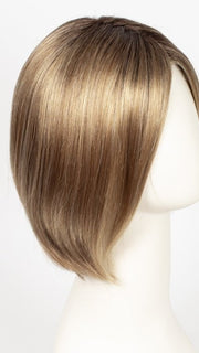 GINGER ROOTED | Light Honey Blonde, Light Auburn, and Medium Honey Blonde blend with Dark Roots