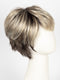BISQUIT BLONDE ROOTED | Darkest Brown with Light Golden Blonde and Winter White Blend with Shaded Roots