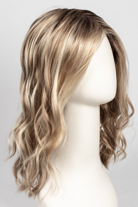 12FS8 SHADED PRALINE | Light Gold Brown, Light Natural Gold Blonde & Pale Natural Gold-Blonde Blend, Shaded with Medium Brown