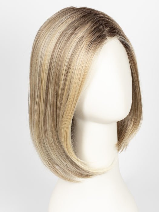12FS8 SHADED PRALINE | Light Gold Brown, Light Natural Gold Blonde & Pale Natural Gold-Blonde Blend, Shaded with Medium Brown
