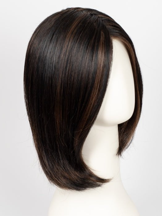 1BRH30 DARK CHOCOLATE CHERRY GANACHE | Soft Black with 33% Medium Natural Red Highlights