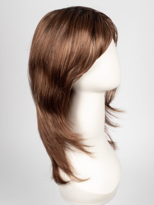 30A27S4 SHADED PEACH | Medium Natural Red & Medium Red-Gold Blonde Blend, Shaded with Dark Brown