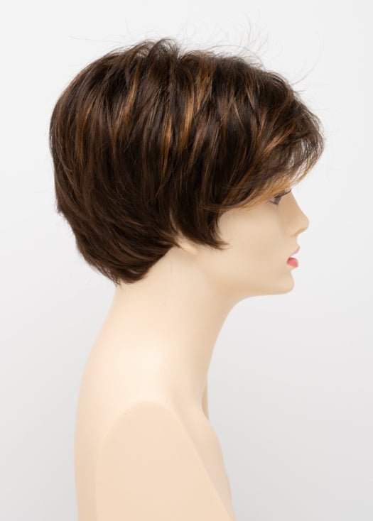 CHOCOLATE CARAMEL | Medium Brown with soft Red and Blonde highlights
