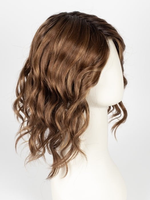 30A27S4 SHADED PEACH | Medium Natural Red & Medium Red-Gold Blonde Blend, Shaded with Dark Brown