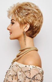 ACCLAIM Petite Wig by Gabor in G15+ BUTTERED TOAST MIST | Warm Blonde with Pale Highlights on top