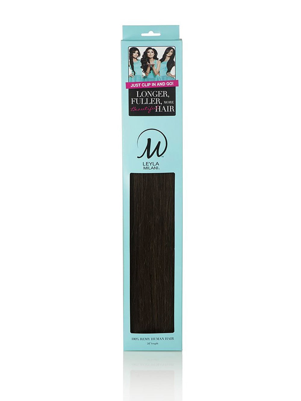 24" Remy Human Clip-In Hair Extensions by Leyla Milani