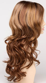 CREAMED COFFEE | Medium Brown roots and base with Cinnamon and Golden Blonde highlights