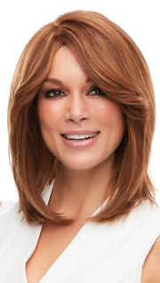 CARA by Jon Renau in 6F27 CARAMEL RIBBON | Brown with Natural Red-Gold Blonde Highlights & Tips PPC MAIN IMAGE FB MAIN IMAGE