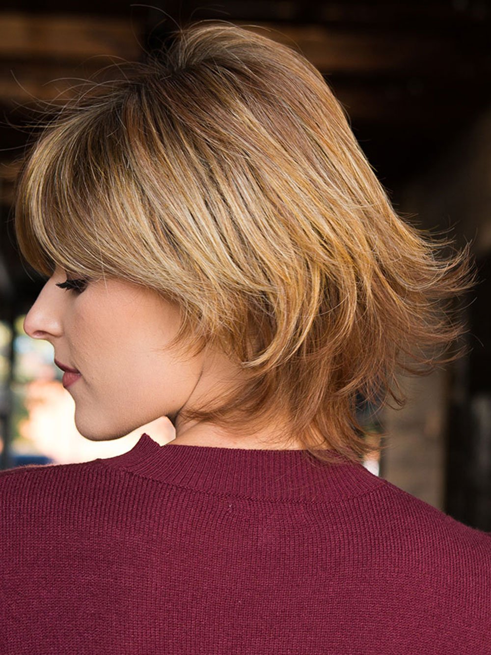 Mono Top construction, you can part this wig any which way you choose, without revealing a thing