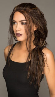URBAN GYPSY styled with a messy side braid