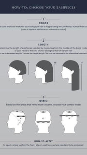 How To Choose Your EasiPieces | Available in 8", 12", and 16" Length Options & 4", 6" and 9" Width Options