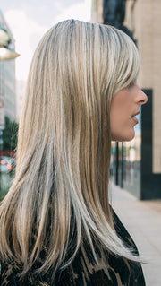 CAMILLA by Jon Renau in 12FS8 SHADED PRALINE | Light Gold Brown, Light Natural Gold Blonde & Pale Natural Gold-Blonde Blend, Shaded with Medium Brown