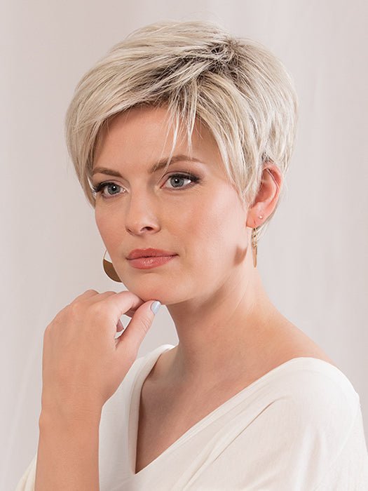 JETT by Estetica in SUNLIT-BLONDE | Soft Blend of Sandy Blonde, Lightest Blonde and Iced Blonde with a Light Golden Brown Root PPC MAIN IMAGE FB MAIN IMAGE