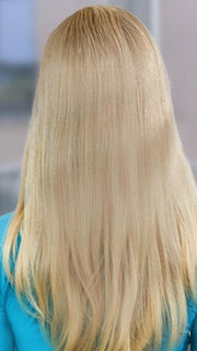 DIAMOND by LOUIS FERRE in T24B/18 MEDIUM SHADE BLONDE | Ash Blonde Blended with Golden Blonde Tones, Blonde Tip