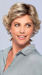 LILY PETITE by Jon Renau in 22F16S8 VENICE BLONDE | Light Ash Blonde and Light Natural Blonde Blend Shaded with Medium Brown PPC MAIN IMAGE FB MAIN IMAGE