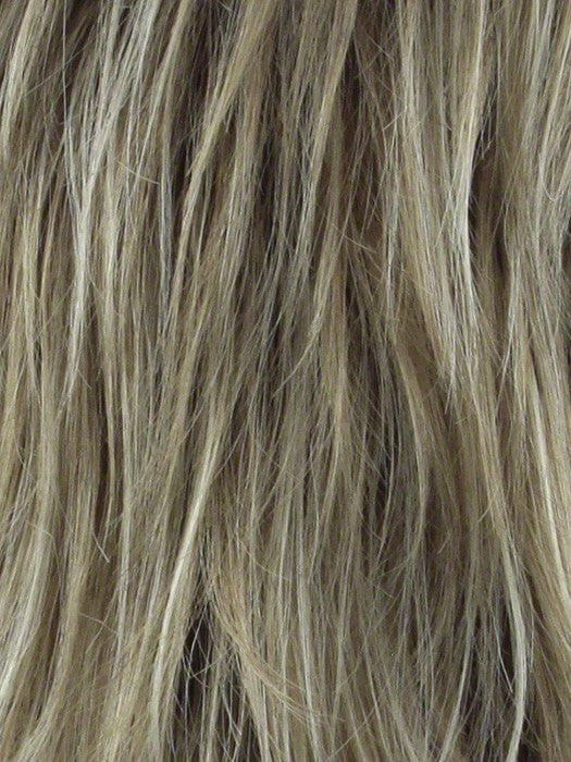 MOCHA H | Rooted Dark Brown with Medium Ash Blonde and Platinum Blonde Highlights
