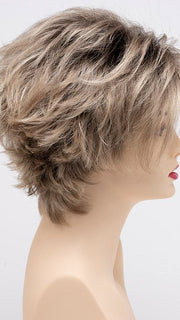 CHAMPAGNE-SHADOW | Soft Dark Blonde with Platinum Highlights and Chestnut Roots