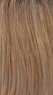 R20RT8 | Light Auburn and Golden Blonde Frost with Golden Brown Roots