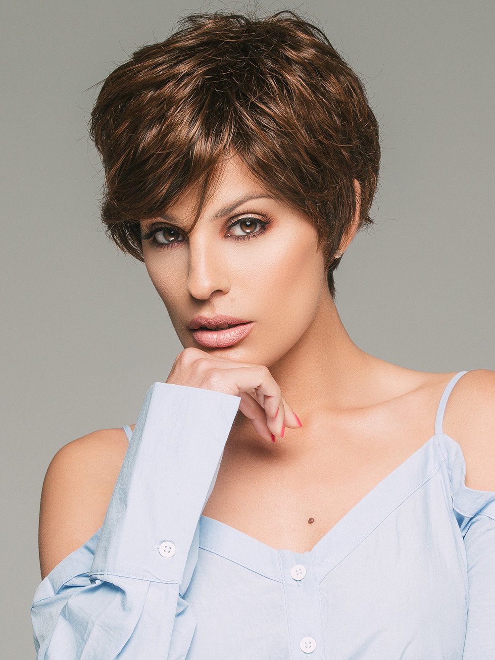 JAX by RENE OF PARIS in GINGER BROWN | Medium Auburn and Medium Brown evenly blended