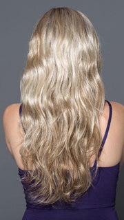 RYLEE by RENE OF PARIS in ROSE-GOLD-R | Blond base with reddish highlights and roots