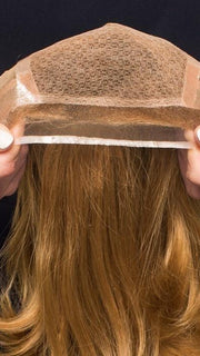 Lace front virtually undetectable sheer lace front that gives you a natural looking hairline. We recommend the excess Lace Front be trimmed by a professional stylist, ours was trimmed for photo shoot
