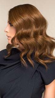Monofilament top allows multi-directional parting while providing the appearance of natural growth. 