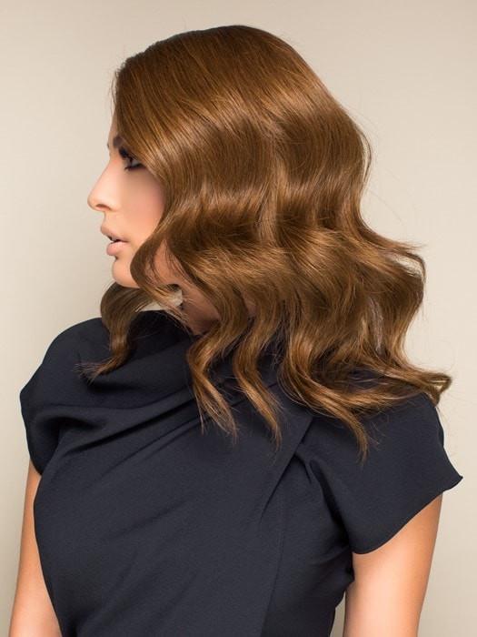 Monofilament top allows multi-directional parting while providing the appearance of natural growth. 