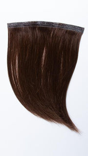 easiPieces 8" L x 6" W by easiHair in color 8 COCOA | Medium Brown