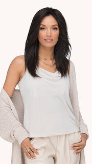 A full coverage remi human hair topper