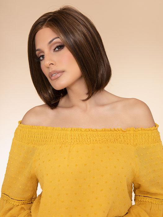 JAMISON by ESTETICA in R6/28F | Chestnut Brown with Red Frost