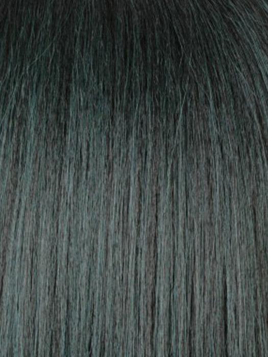 STT1B/GR2 | 50% Green mixed 50% Dark Brown with Off Black Roots