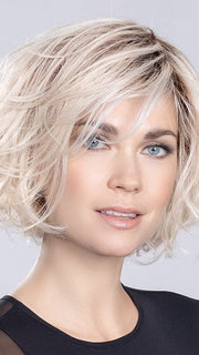 LIGHT CHAMPAGNE ROOTED 23.25.24 | Lightest Pale Blonde and Lightest Golden Blonde with Lightest Ash Blonde Blend and Shaded Roots