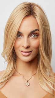 THEA by Amore in MOONLIGHT-BLONDE-R | Dark Blonde rooted with blend of Dark Ash Blonde and Light Blonde