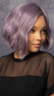 A short wavy wig with lots of flair