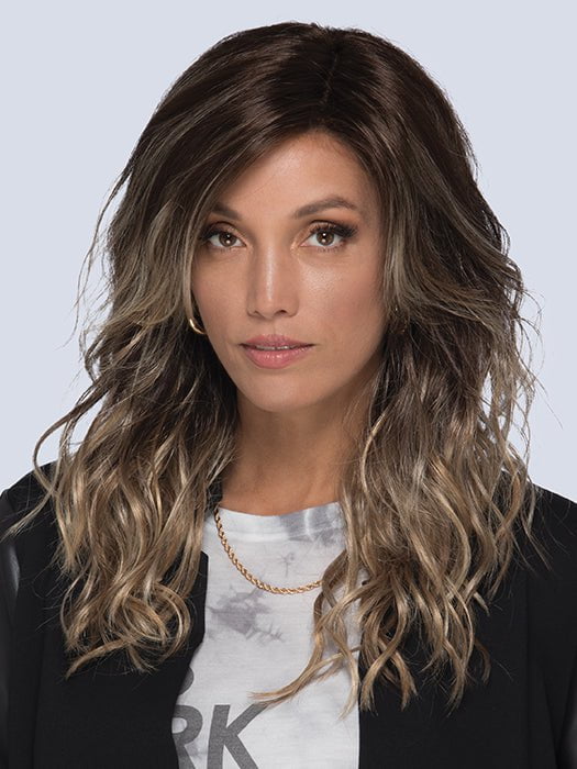 VERONA by Estetica in ICED-MOCHA | Light Chestnut Brown Base with Light Brown, Ash Blonde, and Golden Blonde Highlights PPC MAIN IMAGE FB MAIN IMAGE