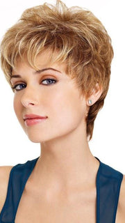 Face-framing, layered pixie | Color: G27+